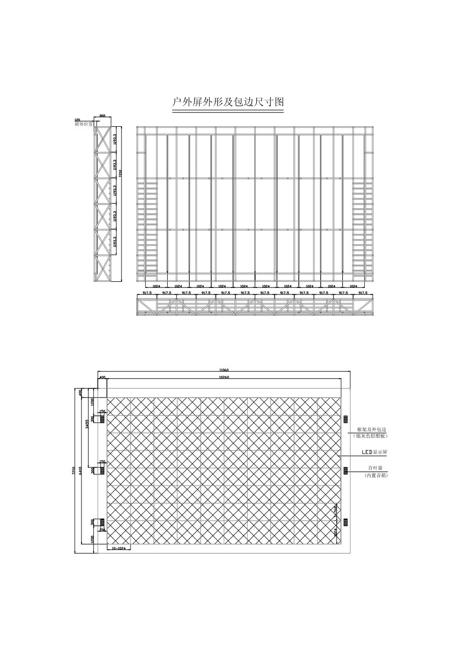 LED显示屏结构解析与户外屏关键技术